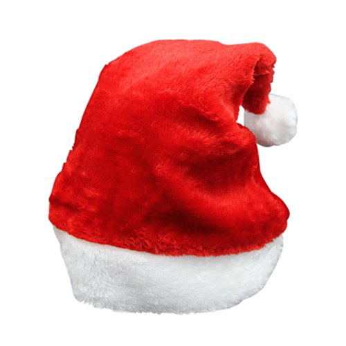 unicoco feliz Navidad sombrero fiesta suministros para adultos/de peluche gorro de Papá...