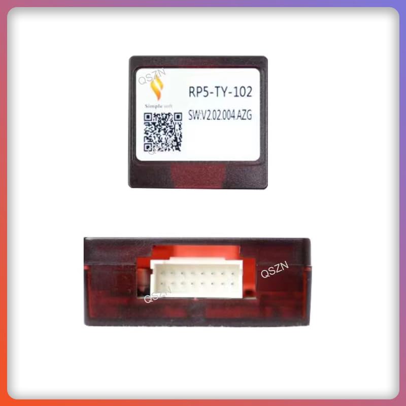 Close-up view of the Canbus Box showing model number RP5-TY-102