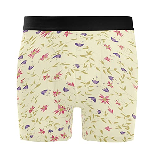 Ropa interior de flores amarillas Vnurnrn para el descanso diario