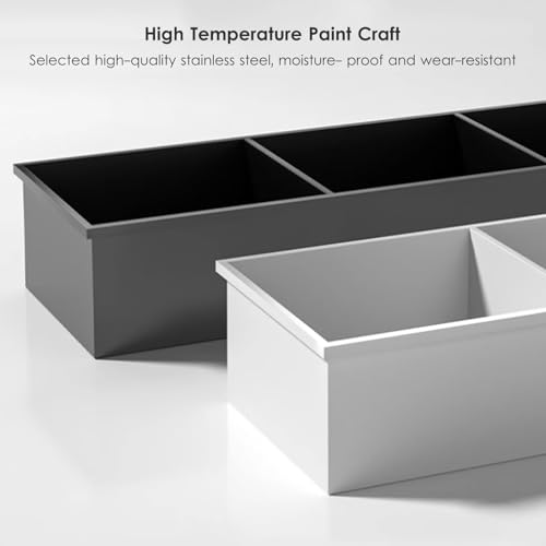 Kit di inserti per doccia senza cuciture in acciaio inox nero, stampaggio in un unico pezzo per ambienti umidi, alcove e installazione 70 x 28 cm, soluzione di rinnovamento del bagno