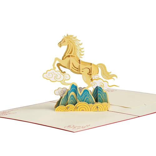 Carte de vœux pop-up 3D artisanale symbole du succès pour fêtes - 6