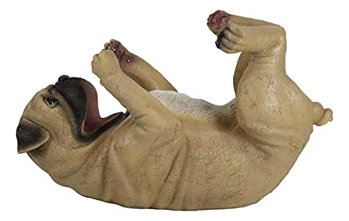 Ebros Gift Lifelike Purebreed Pedigree Canine Adorable Fawn Pug Dog Wine Bottle Holder Figurine Statue As Kitchen Wine Cellar Centerpiece Decor Storage Organizer (Fawn Brown Pug) #TOP6