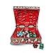 Power Beast Dungeon Mimic Book Dice Storage Box with 2 Glass Eye, Miniatures and Dungeons and Dragons Accessories, D&D Gift, DND, Dungeon Master, Mimic Chest, Holds up to 7 Sets of Polyhedral Dice.