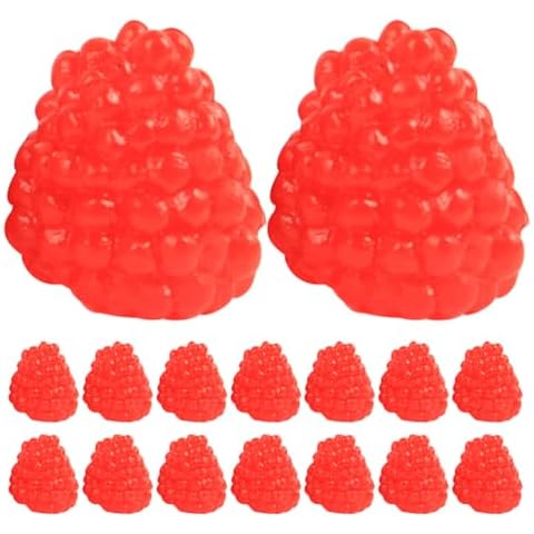 Vaguelly 16pcs Artificial Raspberry Fruit Decor Cover