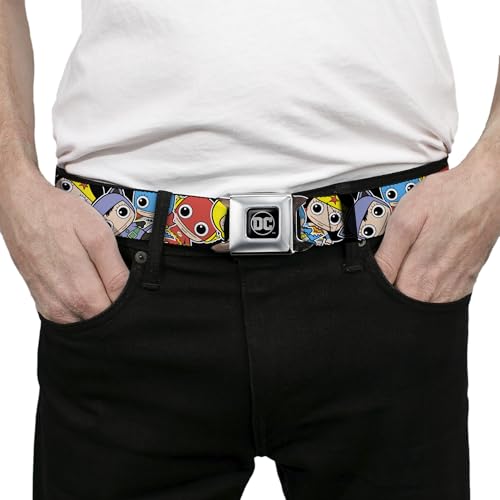 Cinturón de seguridad Buckle Down negro para tus citas y eventos casuales 3