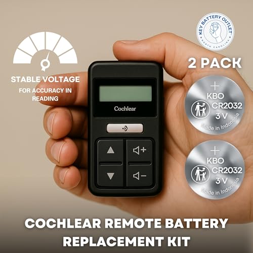 Kit de 2 pilas CR2032 para mando Cochlear Remote miniatura 6