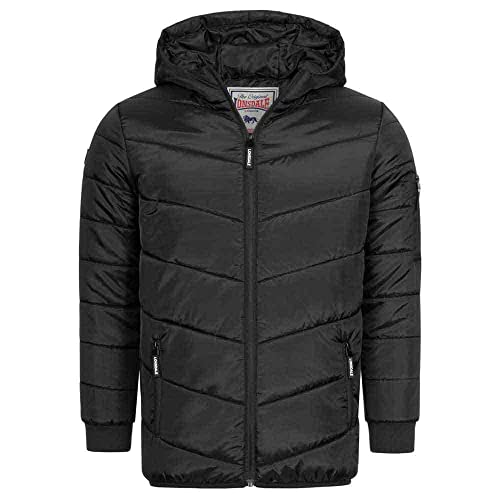 Lonsdale Jungen Bryngwyn Jacke, Schwarz, 164 EU