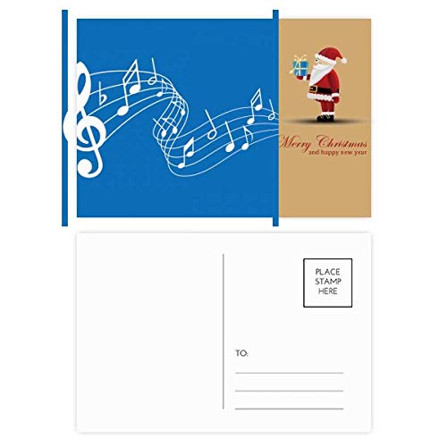 Cartes postales Père Noël Bleu Movg : lot de 20 exemplaires pour vœux