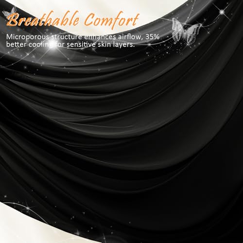 Premium 4-Way Stretch Black Mesh Fabric by The Yard - Lightweight Nylon Spandex Power Mesh for Swimwear, Costumes, and Fashion Design (60" Wide) 5 Premium 4-Way Stretch Black Mesh Fabric by The Yard - Lightweight Nylon Spandex Power Mesh for Swimwear, Costumes, and Fashion Design (60" Wide) - Image 4