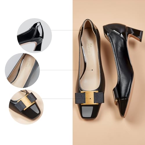 Black Dressy Shoe,Pumps for Women,Low Heel Pump,2 Inch,by ImIronMonique4