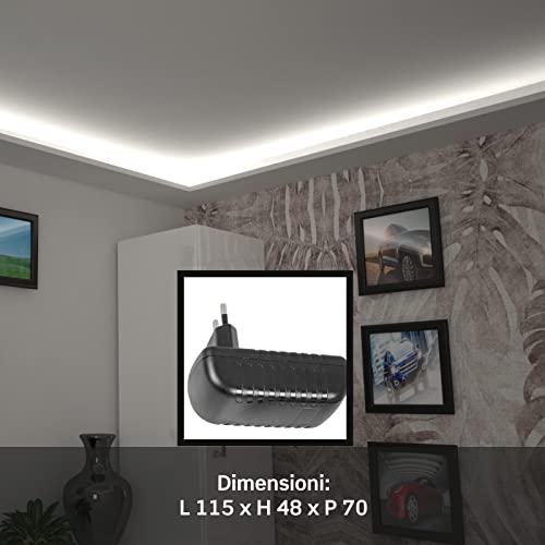 Alimentatore 12V 3.5A 42W per Strisce LED e altri