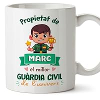 MUGFFINS Taza Personalizada Para La GUARDIA CIVIL: El Regalo Divertido Y Original Que Recordará Siempre