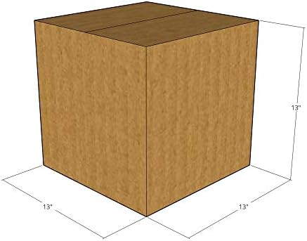 5 Corrugated Boxes 13x13x13 32 ECT - New for Packing or Shipping Needs