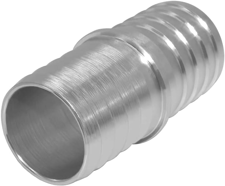 3/4 Inch Hose Barb Splice Coupler Repair Fitting, Aluminum Adapter Connector Radiator Coolant Intercooler Heat Exchanger Fluid Designed (1 pcs)