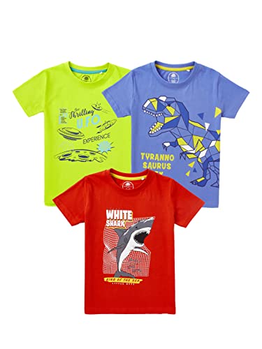 Image of CuB McPAWS be curious Boy's Graphic Regular Fit T-Shirt
