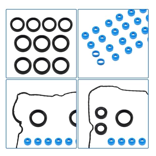 Image of Valve Cover Gasket Set Fit for Ford 3.5L F150 2013-2014 for Transit 150 250 350 2015-2020 for Expedition Lincoln Navigator 3.5L V6 Turbo 2015-2017# VS50879R VS 50879 R GS33868 BR3Z6C535A