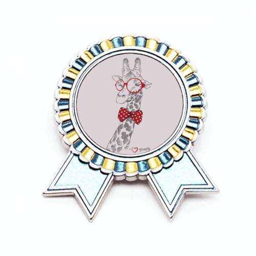 Broche girafe originale idée cadeau anniversaire originale en métal M