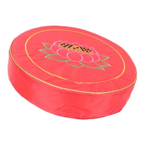 MAGICLULU Rundes Yoga-bodenkissen Meditations-sitzkissen Blumenmuster Polster Für Meditation Und Yoga Und Haltbar Geeignet Für Heim Und Tempel