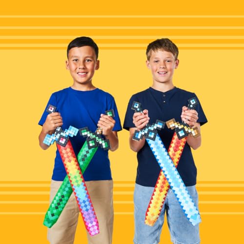 XSHOT Role Play Pixel Sword by ZURU – Foam Sword with Pixelated Design & Plastic Grip, Lightweight Safe Role Play Toy for Kids Ages 6+, Teens & Adults, Costumes, Cosplay & Backyard Battles by XSHOT - Image 5