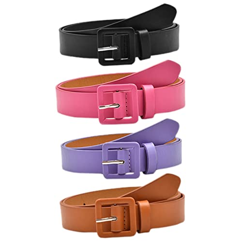 4pcs Western Belts Fashionable Belts for Jeans Dresses for Ages present for Special Occasions