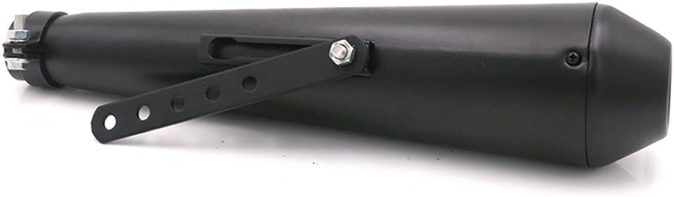 Mooreaxe Motorcycle Exhaust Pipe Muffler Tail Pipe For Harley Honda Kawasaki Suzuki Chopper Cruiser Cafe Racer Bobber Scooter
