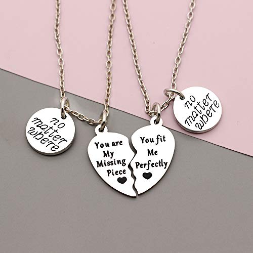 Collane per coppie regalo per 2 ciondoli a forma