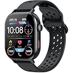 GPS Smart Watch for Men/Women, 2.06"HD AMOLED Smartwatch with Compass/Barometer/Altitude, Bluetooth Call ,110+Sports, 5 ATM Water-Resistance, Heart Rate/Sleep Monitor, Fitness Tracker for Android/iOS