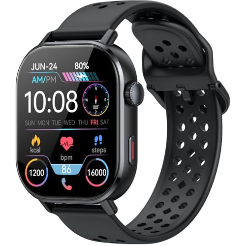 Smart Watch GPS, 2.06"HD AMOLED Display Smartwatch for Men/Women(Answer/Make Call),110+ Workout...