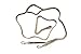Leerburg Two Handled Leather Prong Collar Leashâ„¢ - Brown - 6 ft x 3/4 in - Handmade by The Amish