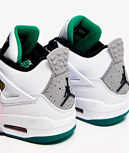 Nike Jordan Women's Air Retro 4"Rasta White/Black-University Red (AQ9129 100) - 6.5