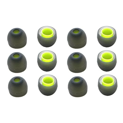 Zotech 6 Pairs of Ear Tips for Jaybird BlueBuds X, X2, X3 & X4 Headphones. (Medium)