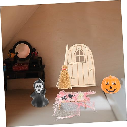 Amosfun 1 Satz Halloween-Ornament Puppenhaus-Miniatur-Szenenmodell Halloween basteln Halloween Party deko Spielzeug Halloween-Wohnkultur Mini-Halloween-Requisiten Halloween-Schmuck Suite – Bild 3