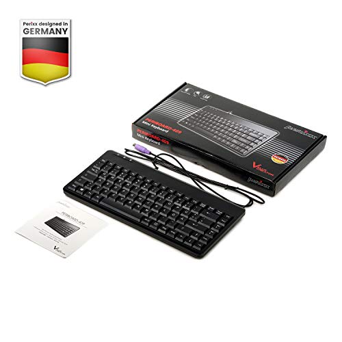 Perixx PERIBOARD-409P Wired PS2 Mini Keyboard, Black, US English Layout by Perixx - Image 6
