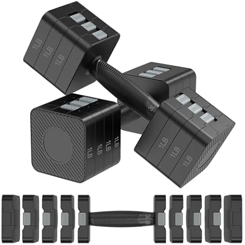 Hezeyferg Adjustable Dumbbells Set Cover