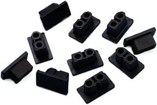 eRgDFS 10 Uds XT60 XT60H Macho Hembra Tapa Antipolvo Cubierta Protectora de PVC Tapa Antipolvo Compatible con Aviones y Drones RC(XT60 Black-Male)