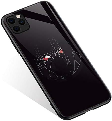 iPhone 11 Case,Anime Cartoons 337 Pattern Design iPhone 11 Cases, Tempered Glass Back + Soft Silicone TPU Shock Absorption Bumper Protective Case Compatible for iPhone 11