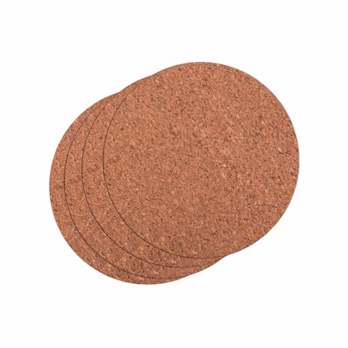 Conjunto 4 Porta-Copos de Cortiça 10cm - Lyor