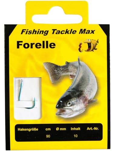 FTM Haken gebunden Forelle 90cm - 10 Forellenhaken, Hakengröße/Schnurdurchmesser:Gr. 8/0.18mm FTM Haken gebunden Forelle 90cm - 10 Forellenhaken, Hakengröße/Schnurdurchmesser:Gr. 8/0.18mm