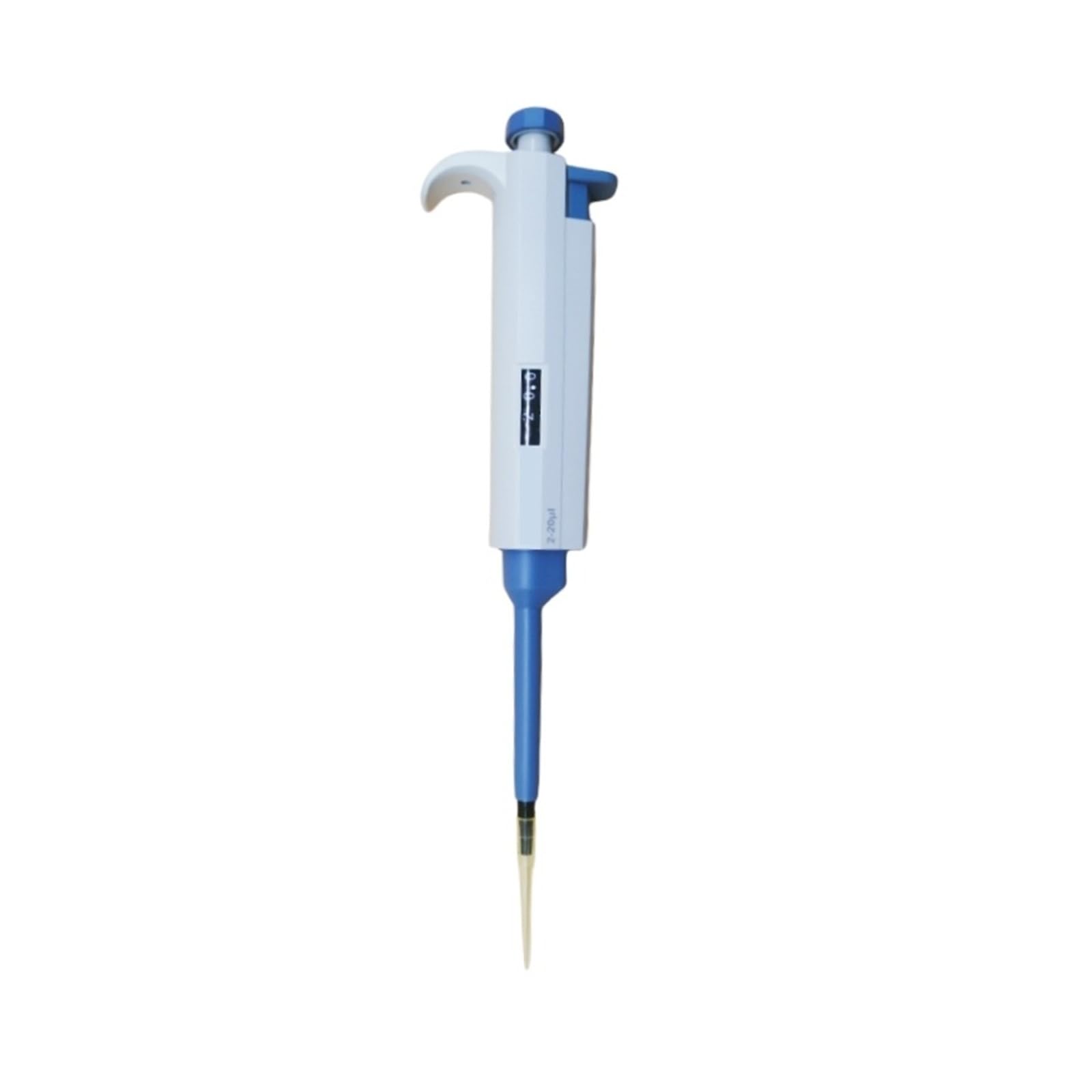 Micropipetta da laboratorio con display LCD Pipetta digitale regolabile a canale singolo da 0,1μl–10ml con puntali Estrazione accurata(5-50ul)