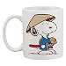 snoopy Samurai Taza Blanca Café Té Hombres Mujeres Cerámico Coffee Tea Mug Cup