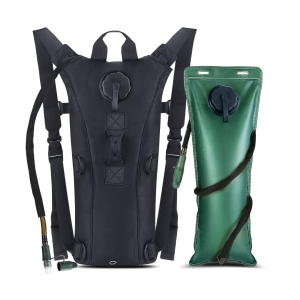 Hydration-Pack-Backpack-with-3L-Bladder-Tactical-Water-Bag-for-Hiking-Biking-Running-Walking-and-Climbing Hydration Pack Backpack with 3L Bladder, Tactical Water Bag for Hiking, Biking, Running, Walking and Climbing