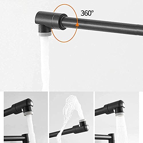 Robinet de cuisine mural rabattable et extensible couleur B C