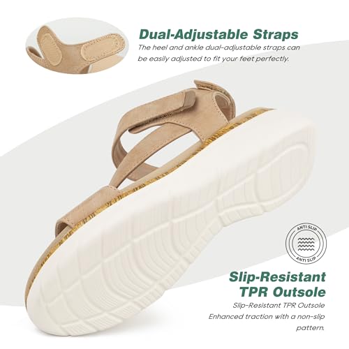 Women Arch Support Sandals Orthotic Comfortable Walking Sandals4