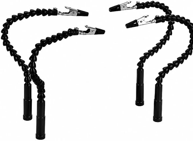 Marxlow 4 Adet ZD-11P Timsah Uçlu Pcb Tutucu (ZD-11P Alüminyum Alt Taban ve ZD-150H-1 Güçlü Manyetik Taban Ile Uyumlu)