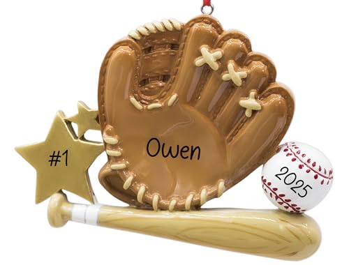 21 Baseball Senior Night Gift Ideas for 2026 That Players Will Actually Treasure 16 Custom Baseball Ornament with Name & Year