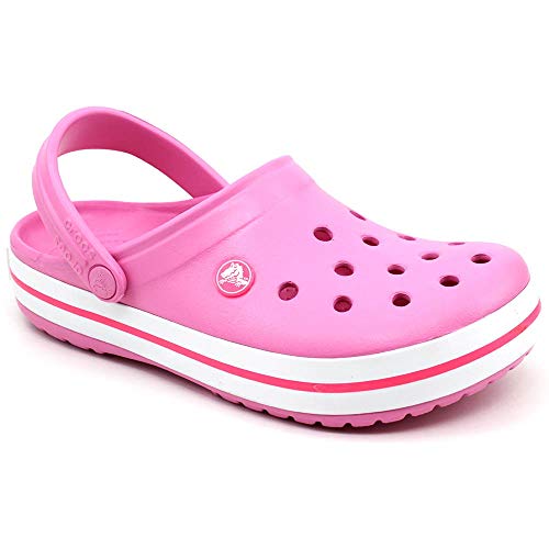 Crocs, Crocband, Sandália, Adulto Unissex, Rosa, 35