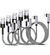 iPhone 充電ケーブル 短い L字 15cm/30cm*2/50cm/100cm 5本セット ライトニングケーブル 直角 MFi認証 アイフォン充電ケーブル 急速充電&amp;同期 データ転送 断線...