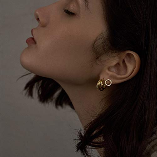 Boucles d'oreilles asymétriques légères anti-inconfort style garanti