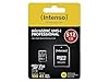 Intenso Carte mémoire microSDHC Professionnelle 512 Go Classe 10 UHS-I, U3, V30 avec Adaptateur SD, pour Enregistrement 4K, GoPro, Insta 360, DJI, Osmo, Steam Deck, Drone, caméra d'action, Noire