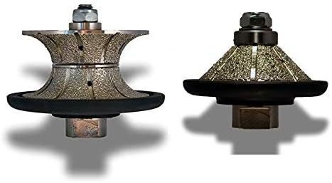 Diamond Granite Marble Countertop Shaping router bit E10 3/8" Bevel Bullnose V50 2" Full Bullnose concrete ceramic travertine edge refinishing